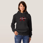 Funny Red Plaid Buffalo Beer Kleding, Dada Pyjama Hoodie (Voorkant volledig)