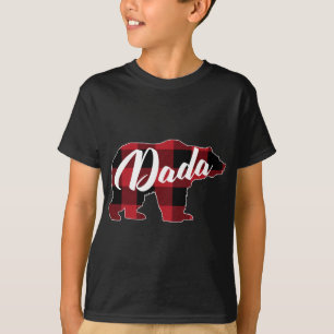 Funny Red Plaid Buffalo Beer Kleding, Dada Pyjama T-shirt