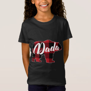 Funny Red Plaid Buffalo Beer Kleding, Dada Pyjama T-shirt