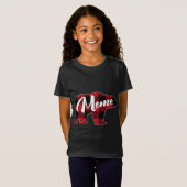 Funny Red Plaid Buffalo Beer Kleding, Fun Meme Paj T-shirt (Voorkant volledig)