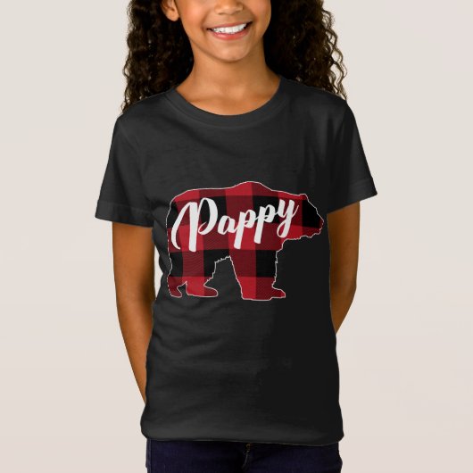 Funny Red Pset Buffalo Beer Apparel, Pappy Pajama T-shirt (Voorkant)