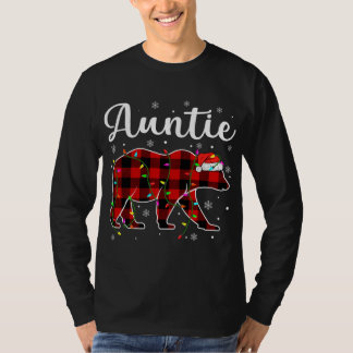 Funny Red Pset-kerstlamjes, tante Beer Xmas T-shirt