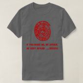 Funny Red Rattle Snake Design T-shirt (Design voorkant)