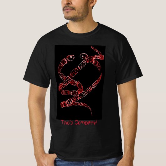 Funny Red Snakes T-shirt (Voorkant)