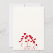 Funny Red Valentine's Day Holiday Card Feestdagenkaart (Achterkant)