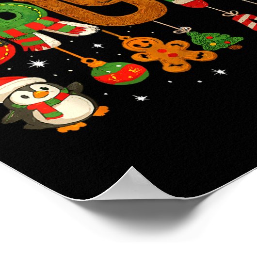 Funny Red White And Bruh Boys Xmas Christmas Pajam Poster (Hoek)