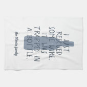 Funny redde zojuist de naam van de familie van de  theedoek (Horizontaal)