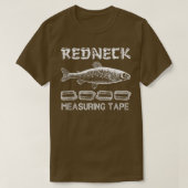 Funny Redeck Vist tapemaatregel 1356 T-shirt (Design voorkant)