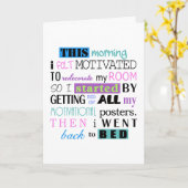 Funny Redecorate Demotivate Light Background ID113 Kaart (Gele Bloem)