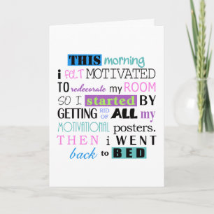 Funny Redecorate Demotivate Light Background ID113 Kaart