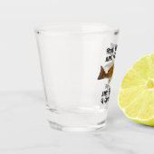 Funny Redfish Roep Vist Citaat Shot Glas (Links)