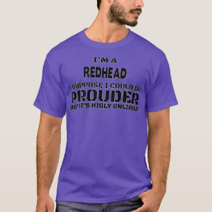 Funny Redhead Gift for Men Women 1 T-shirt