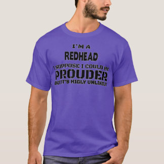 Funny Redhead Gift for Men Women 1 T-shirt