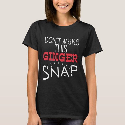 Funny Redhead Ginger Hair Mannen T-shirt Vrouwen G (Voorkant)