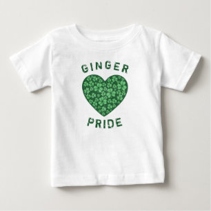 Funny Redhead Ginger Power Shamrock Green Heart