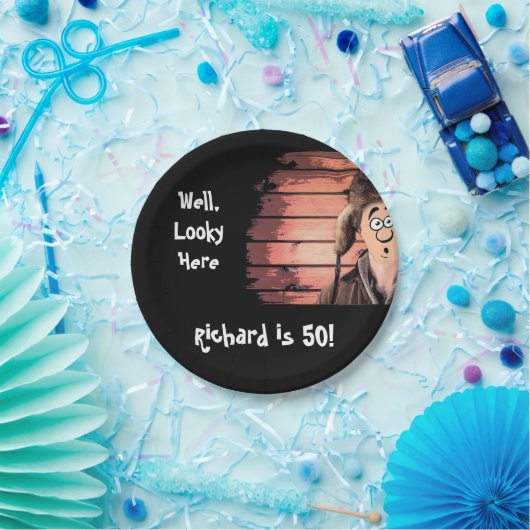 Funny Redneck Country Birthday Party Papieren Bordje (Feest)