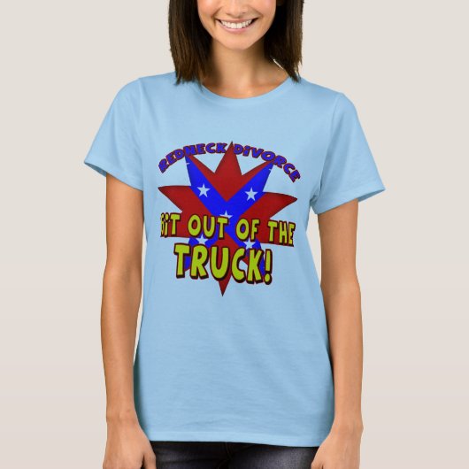 Funny Redneck Divorce T-shirts Gifts (Voorkant)