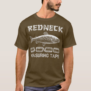 Funny Redneck Vist tapemaatregel T-shirt