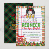 Funny Rednek kerstfeestdag Kaart (Voorkant / Achterkant)