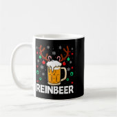 Funny Reinbeer Winedeer Beer Wine Matching Couples Koffiemok (Links)
