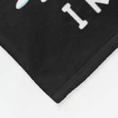 Funny Reindeer Carrot Hoarder Christmas Design  Fleece Deken (Hoek)