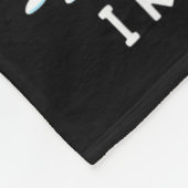 Funny Reindeer Carrot Hoarder Christmas Design  Fleece Deken (Hoek)