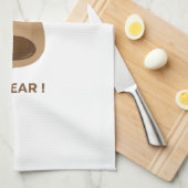 Funny Reindeer Christmas Holiday Teachers Gift Theedoek (Quarter Fold)