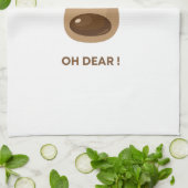 Funny Reindeer Christmas Pun Holiday Gift Theedoek (Gevouwen)