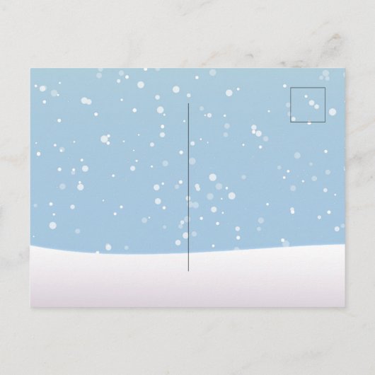 Funny Reindeer Kerstmis 2023 Briefkaart (Achterkant)