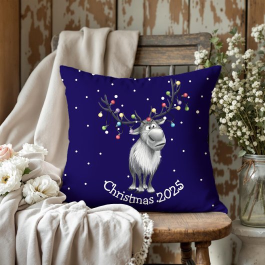 Funny Reindeer Kussen