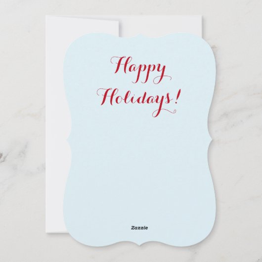 Funny Reindeer Ornament kerstkaart (Achterkant)