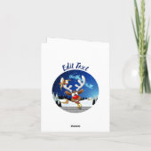 Funny Reindeer Peeking Christmas Meme  (Achterkant)