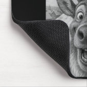 Funny Reindeer Selfie Santa Boys Girls Christmas  Muismat (Hoek)