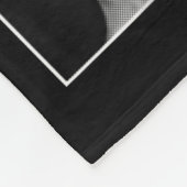 Funny Reindeer Selfie Santa Sleigh Christmas Holid Fleece Deken (Hoek)