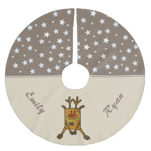 Funny Reindeer Stars  Kinderen Kerstboom Rok