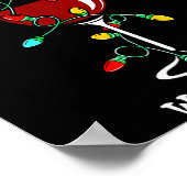 Funny Reindeer Winedeer Reinbeer Matching Couples  Poster (Hoek)