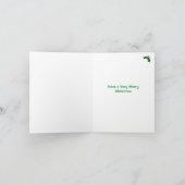 Funny Reindekerstkerstfeestkaart Feestdagen Kaart (Binnen)