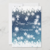 Funny reinder Santa Kerstfeestfeest Inv Kaart (Achterkant)