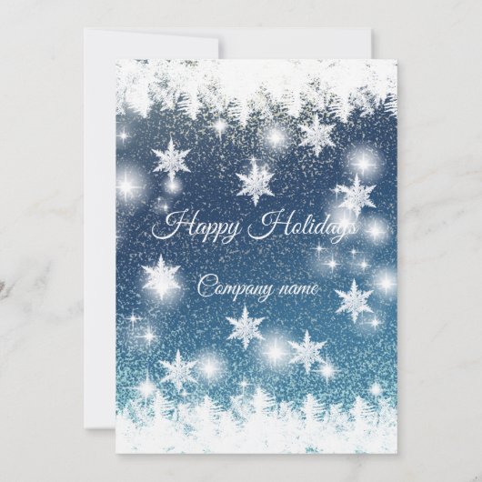 Funny reinder Santa Kerstfeestfeest Inv Kaart (Achterkant)