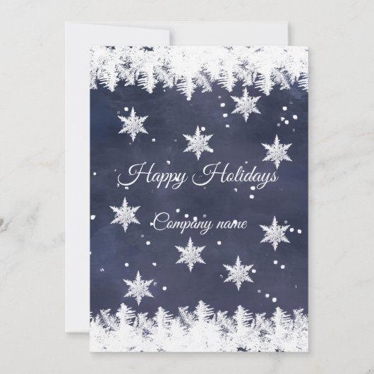 Funny reinder Santa Kerstfeestfeest Inv Kaart (Achterkant)