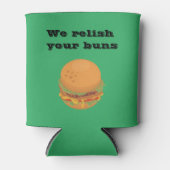 Funny Relais je Buns Burger Blikjeskoeler (Voorkant)
