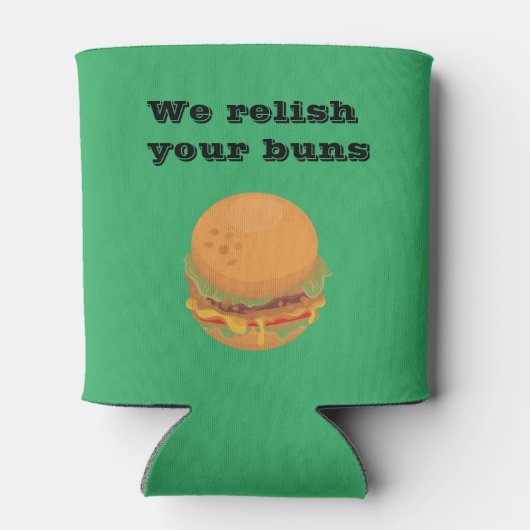Funny Relais je Buns Burger Blikjeskoeler (Achterkant)