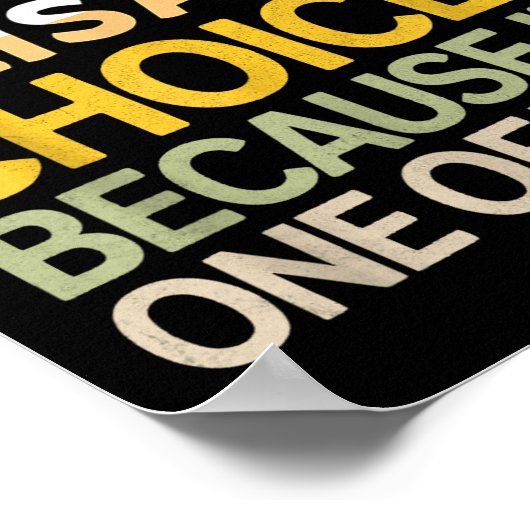 Funny Relationship Quote I Never Question Lisa’s C Poster (Hoek)