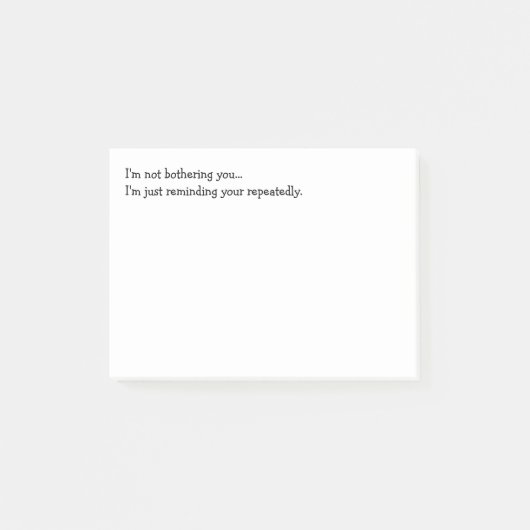 Funny Reminder Post-its Post-it® Notes (Voorkant)