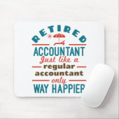 Funny Remoe Accountant Way Happier Muismat (Met muis)