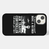 Funny Remoe Air Traffic Controller Radar iPhone Hoesje (Achterkant horizontaal)