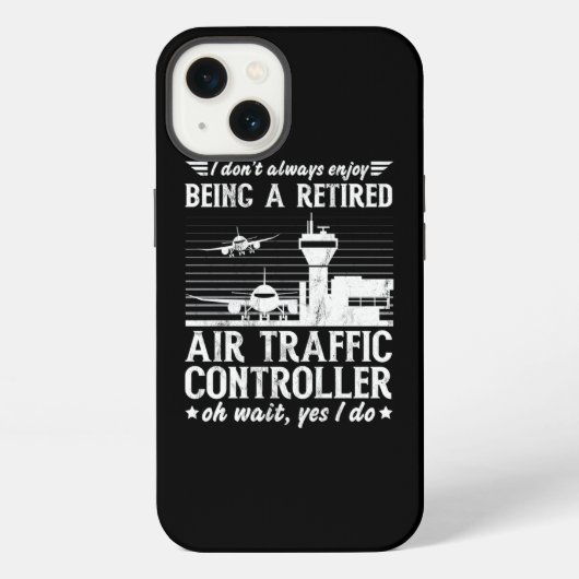 Funny Remoe Air Traffic Controller Radar iPhone Hoesje (Achterkant)