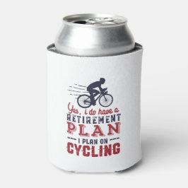 Funny Remoe Cyclist Retirement Plan Ride Bicycle Blikjeskoeler