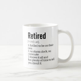 Funny Remoe Definition Gift for Retirement Gag Koffiemok