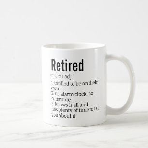 Funny Remoe Definition Gift for Retirement Gag Koffiemok
